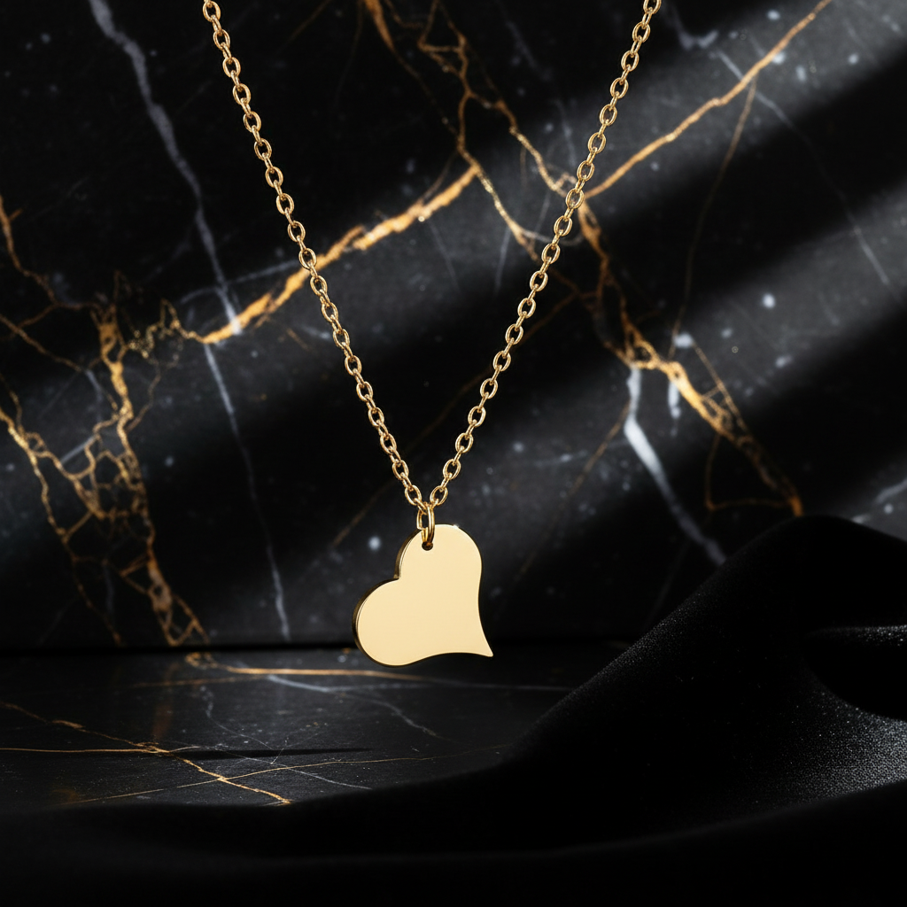 Goldtone Heart Pendant