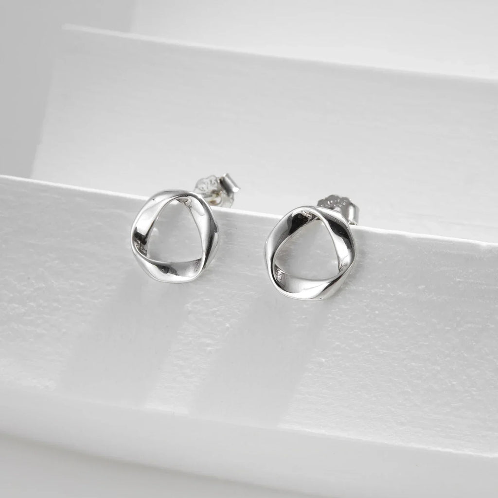 Wavy Stud Earrings - Secret Babylon