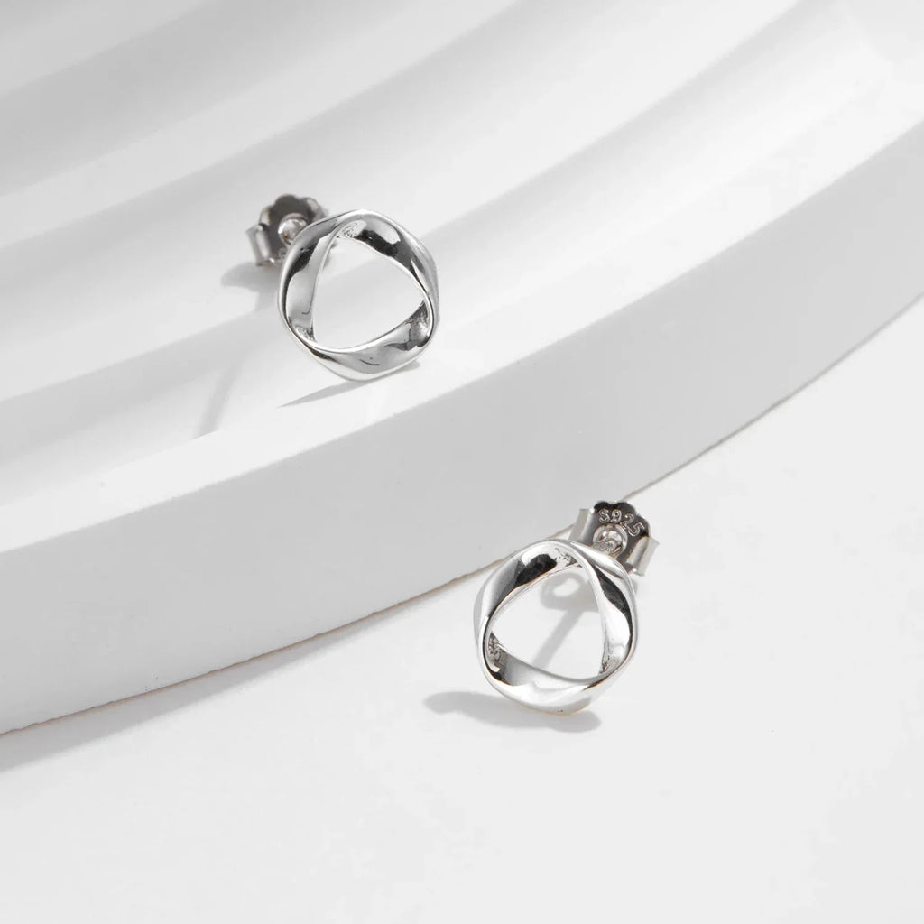 Wavy Stud Earrings - Secret Babylon